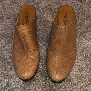 Lucky brand heeled mules